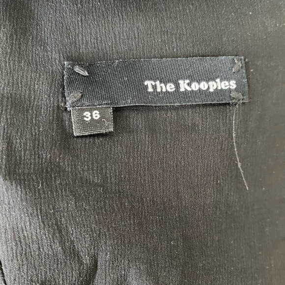The Kooples Navy Blazer Patch Gold Logo Buttons - Picture 3 of 14